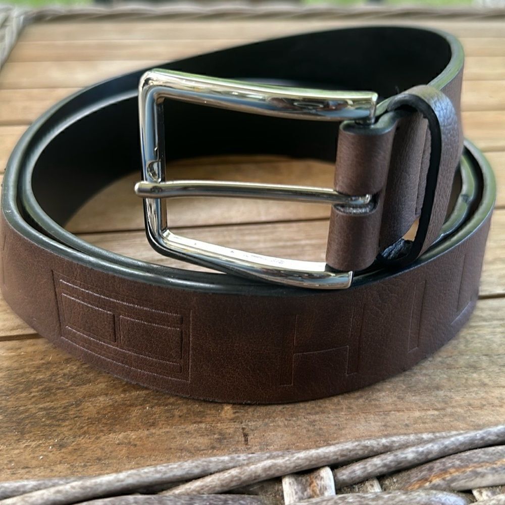 Tommy Hilfiger Faux Leather Men’s Belt XL 42-44